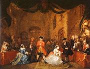 William Hogarth The Beggar's Opera oil